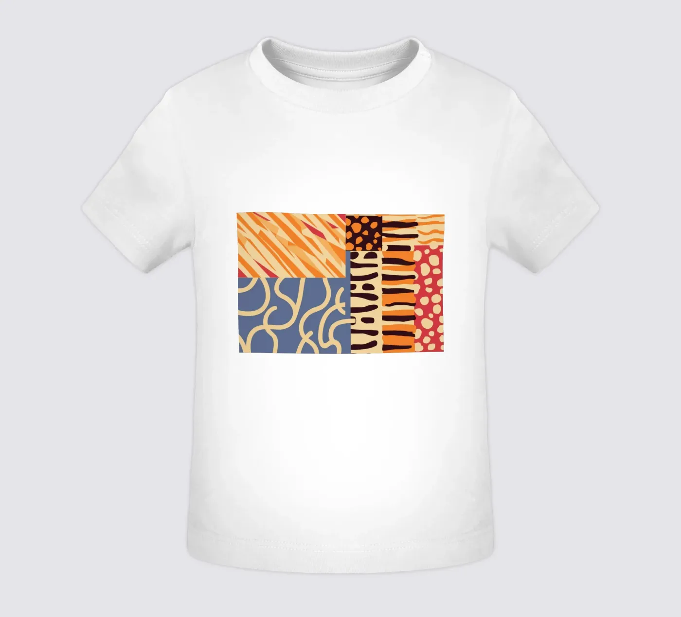 Textured Patchwork Harmony t-shirt pour bébé de Veil Maya