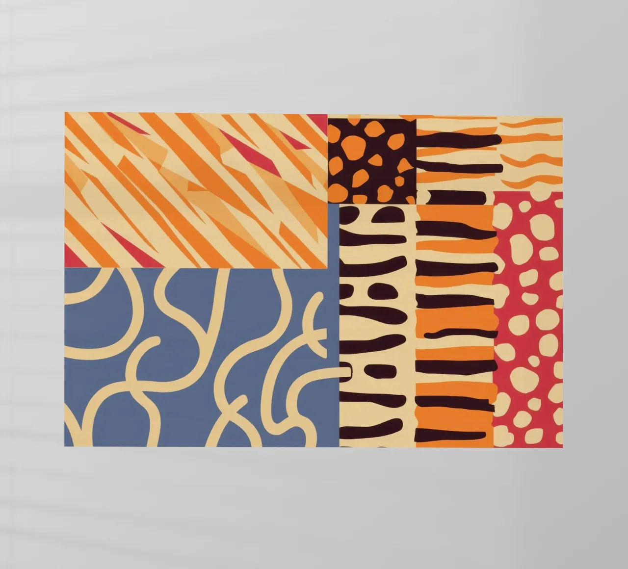 Gestructureerd patchwork harmonie backlit folie van Veil Maya