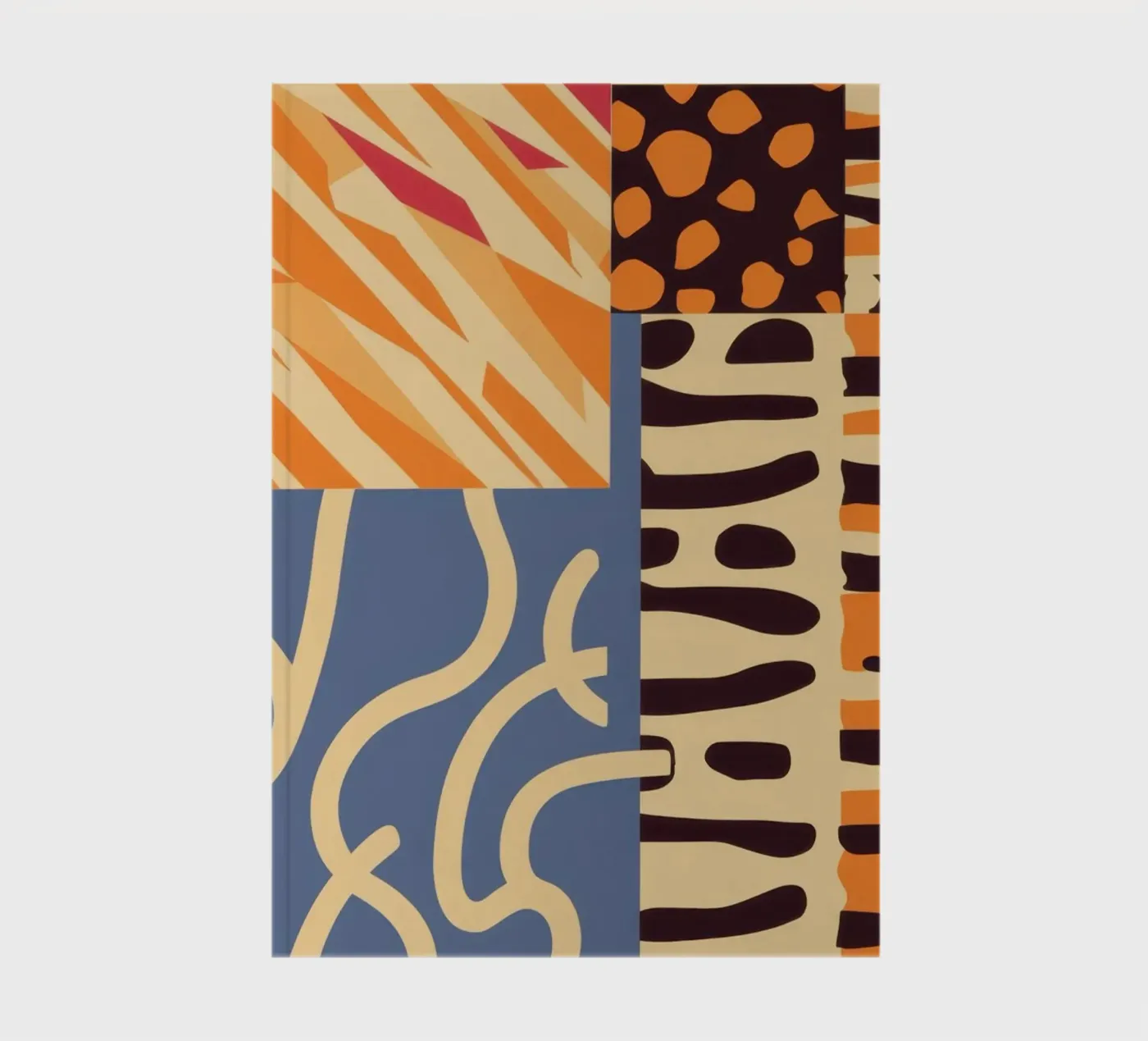 Textured Patchwork Harmony notebook by Veil Maya