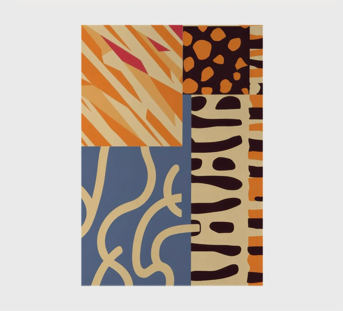 Textured Patchwork Harmony notebook by Veil Maya