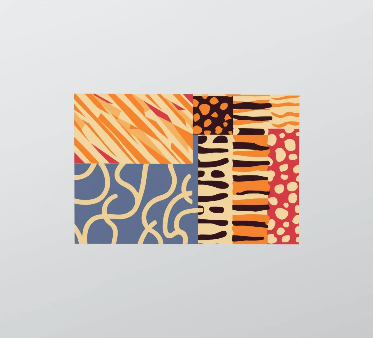 Textured Patchwork Harmony sticker by Veil Maya