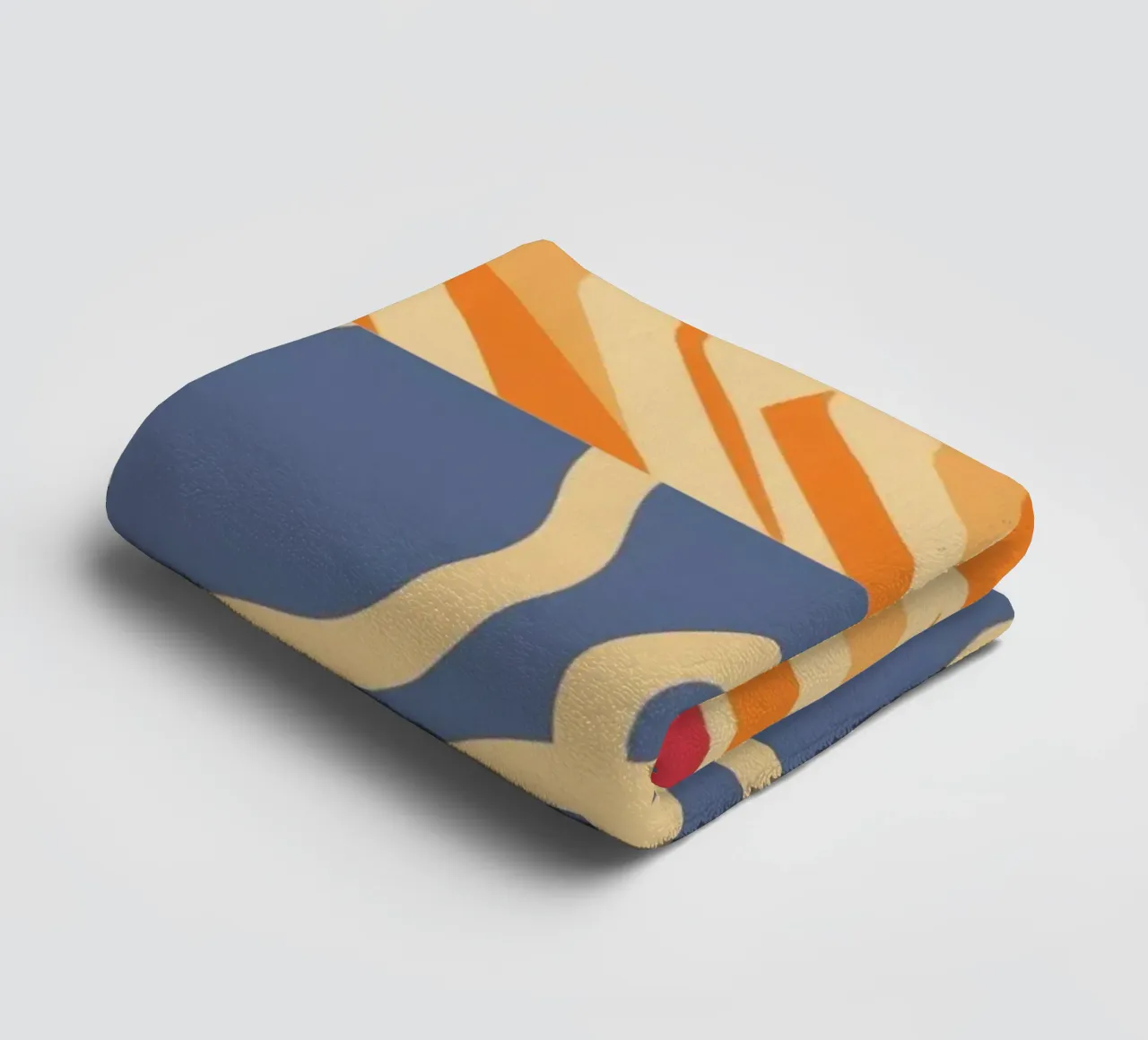 Gestructureerd patchwork harmonie badhanddoek van Veil Maya