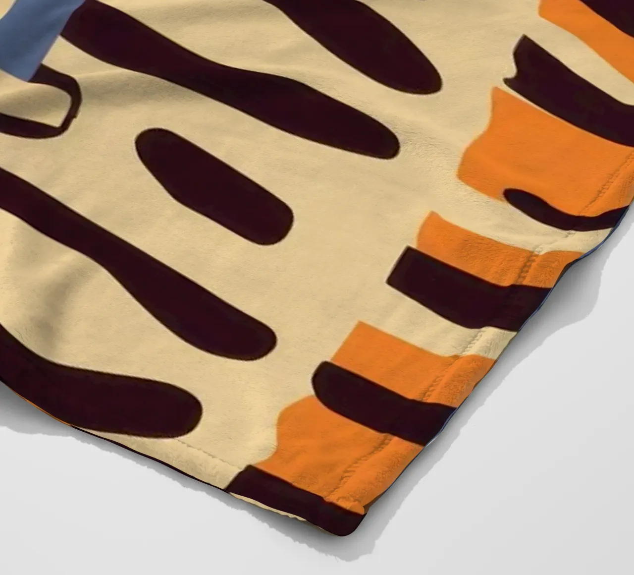 Textured Patchwork Harmony fleece blanket by Veil Maya