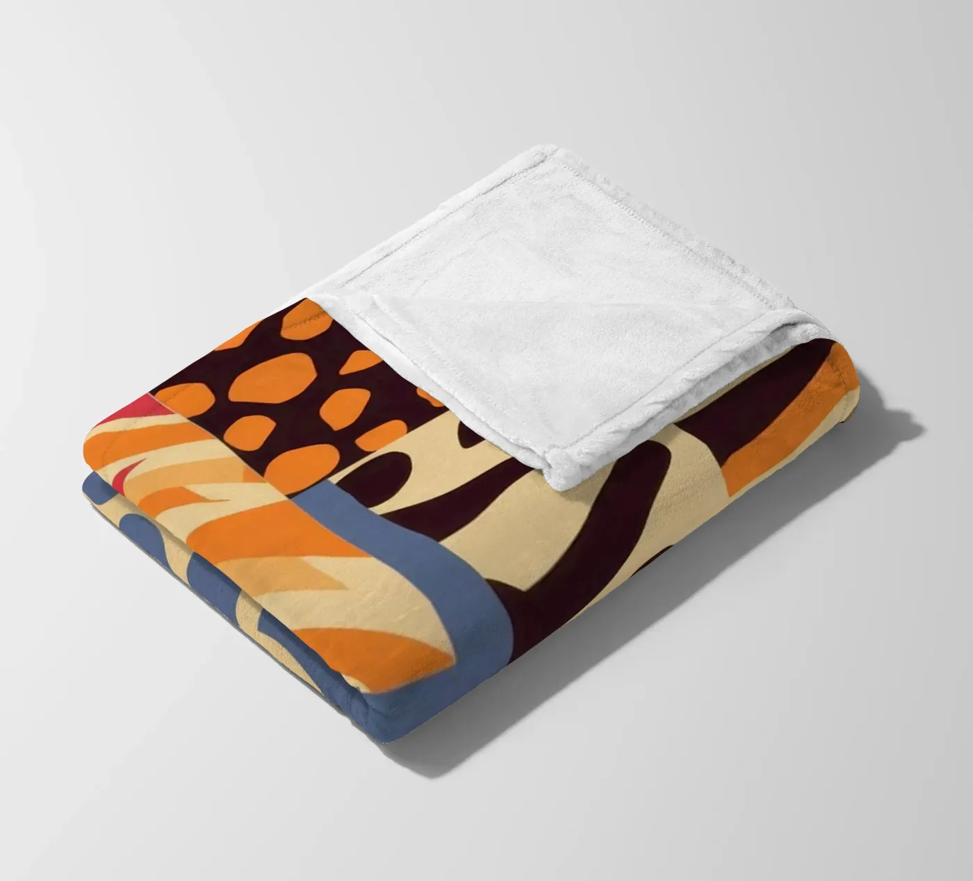 Patchwork texturé Harmony plaid polaire de Veil Maya