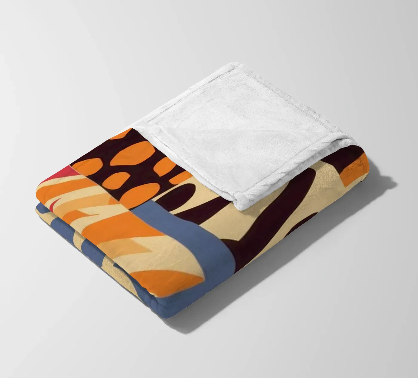 Patchwork texturé Harmony plaid polaire de Veil Maya