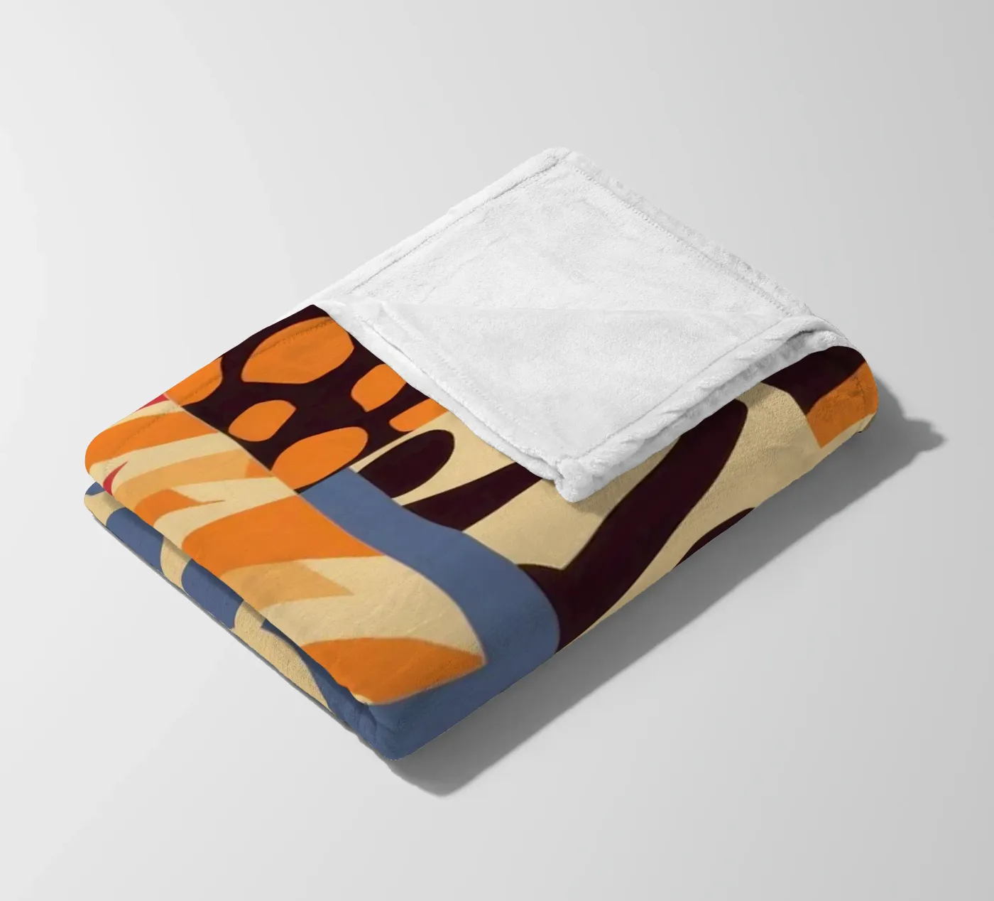 Patchwork texturé Harmony plaid polaire de Veil Maya