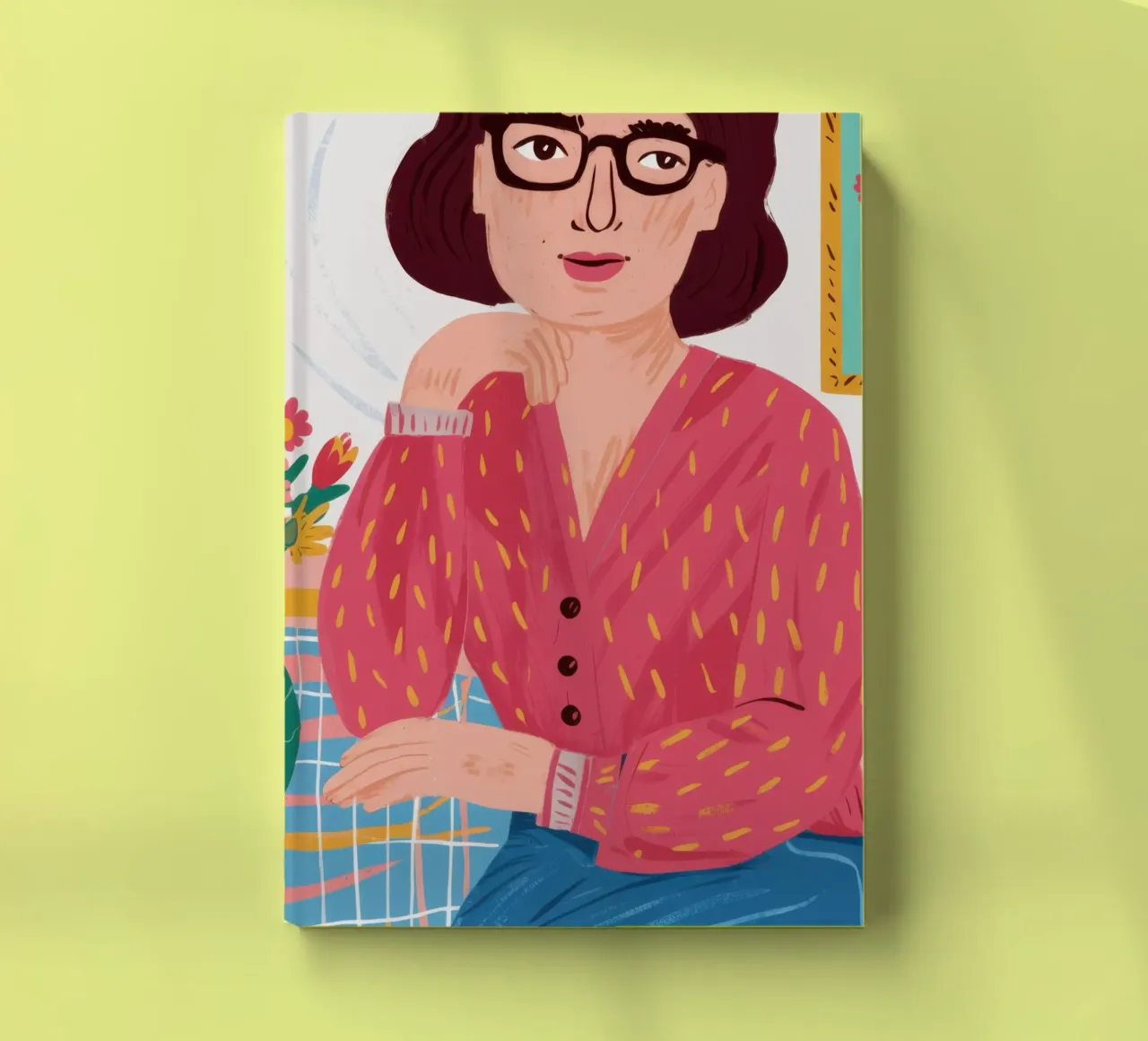 Stylish Reader Corner notebook by Veil Maya