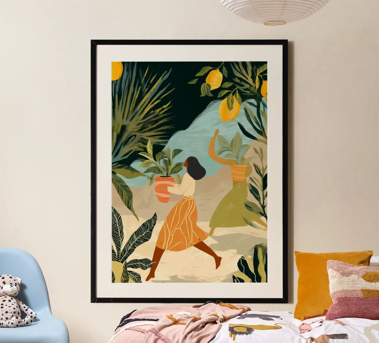 Lemon Garden I carta hahnemühle da Clara August