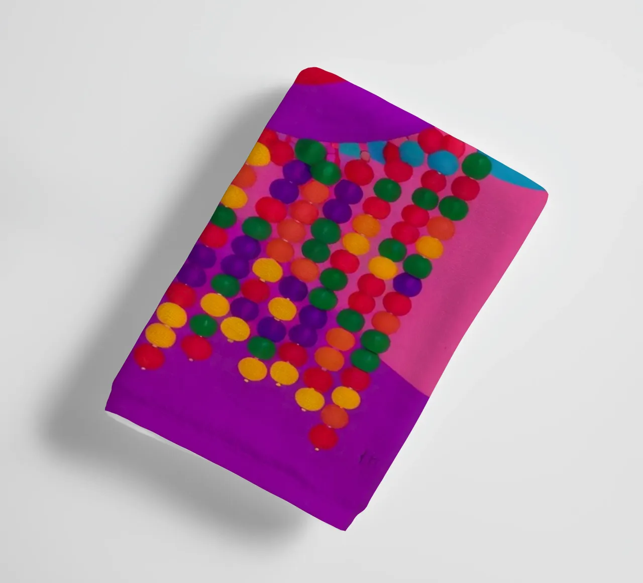 Cubist Divinity towel by Flock Reverie