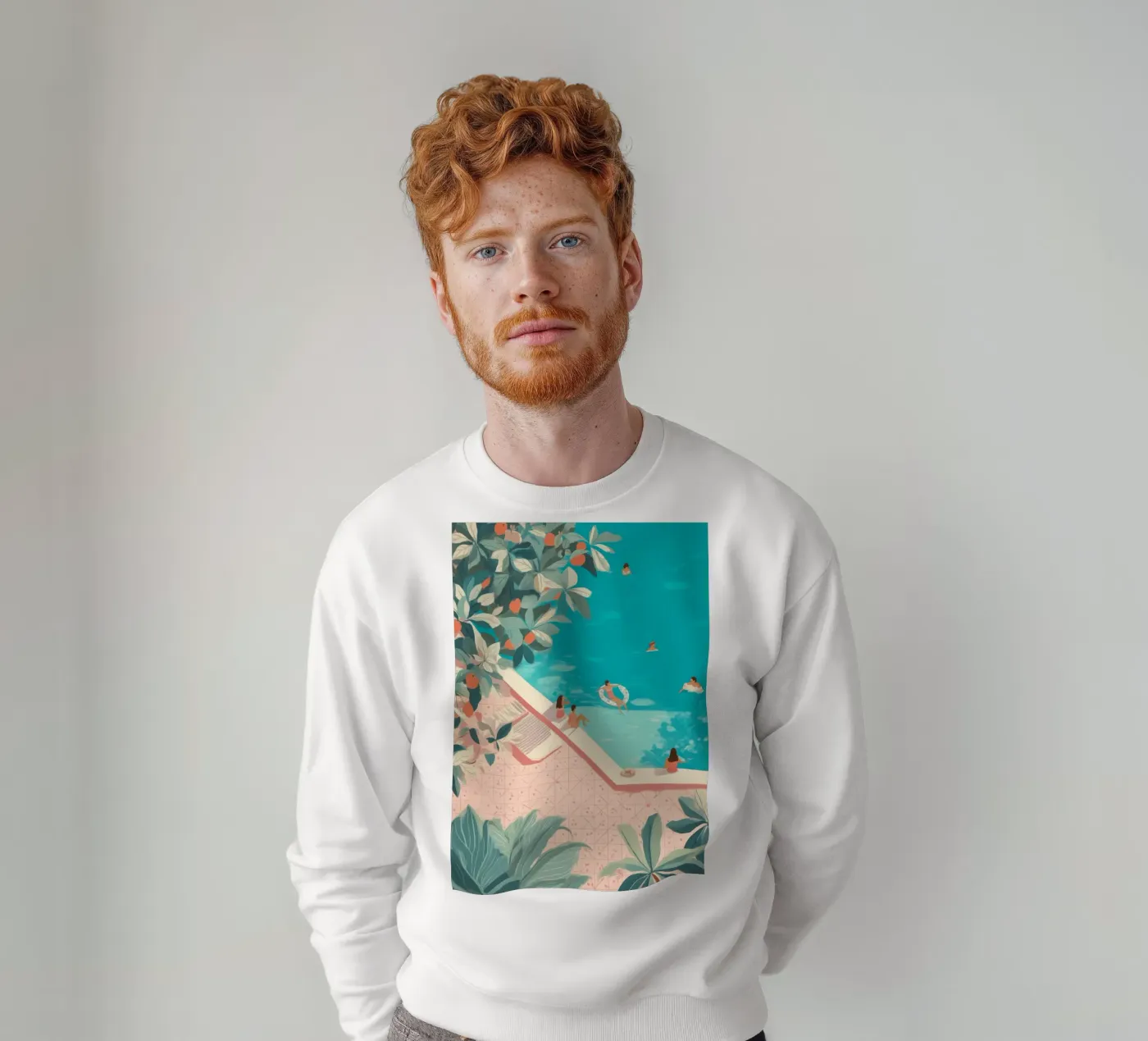 Poolside Days felpa da Clara August