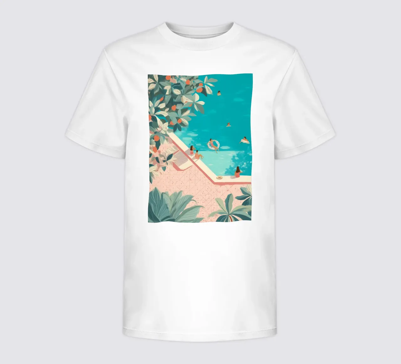 Poolside Days kids t-shirt by Clara August