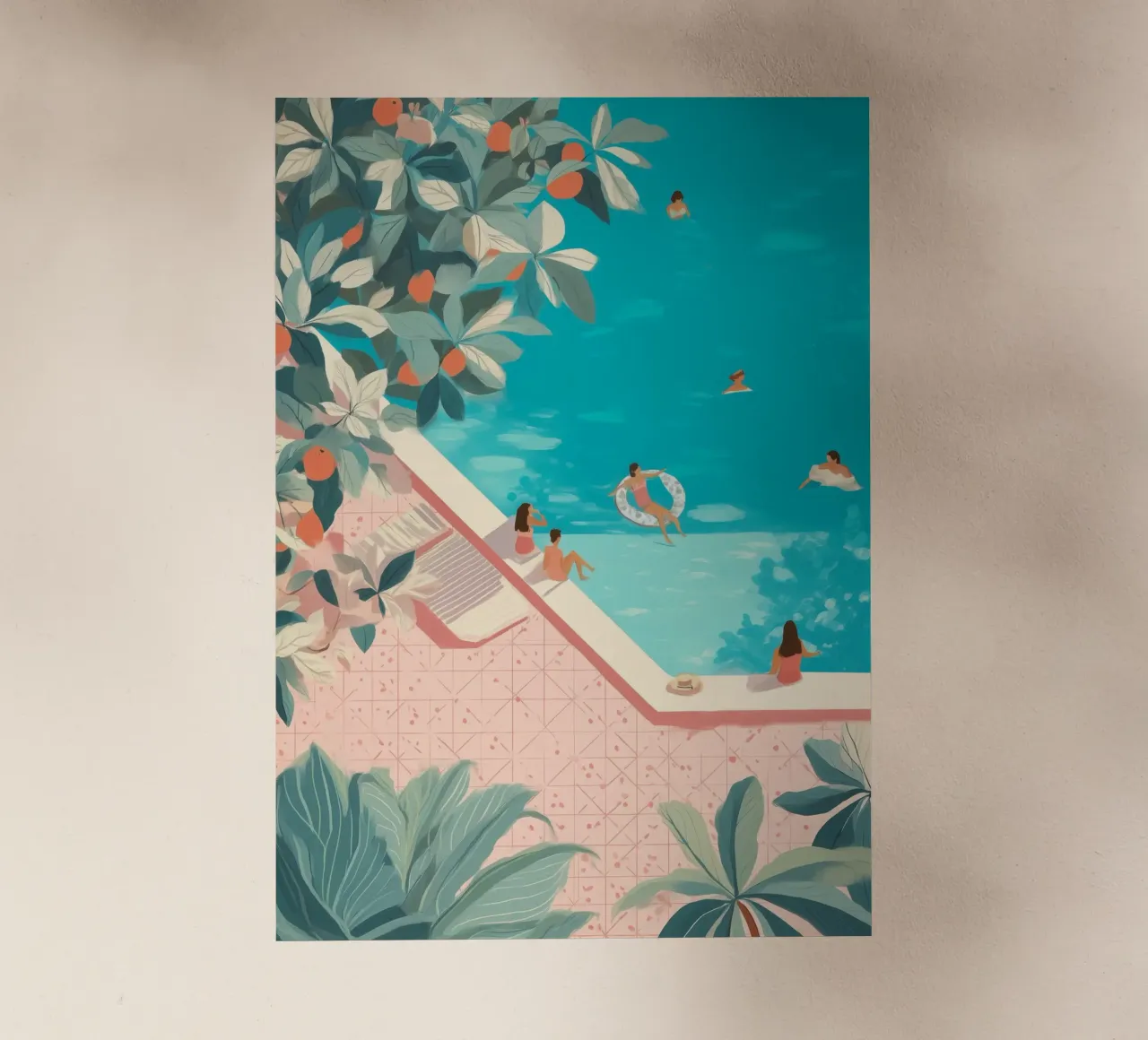 Poolside Days pellicola backlit da Clara August