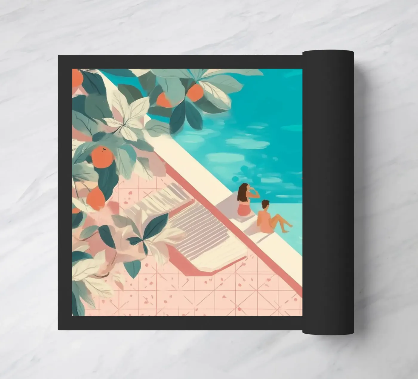Poolside Days doormat by Clara August