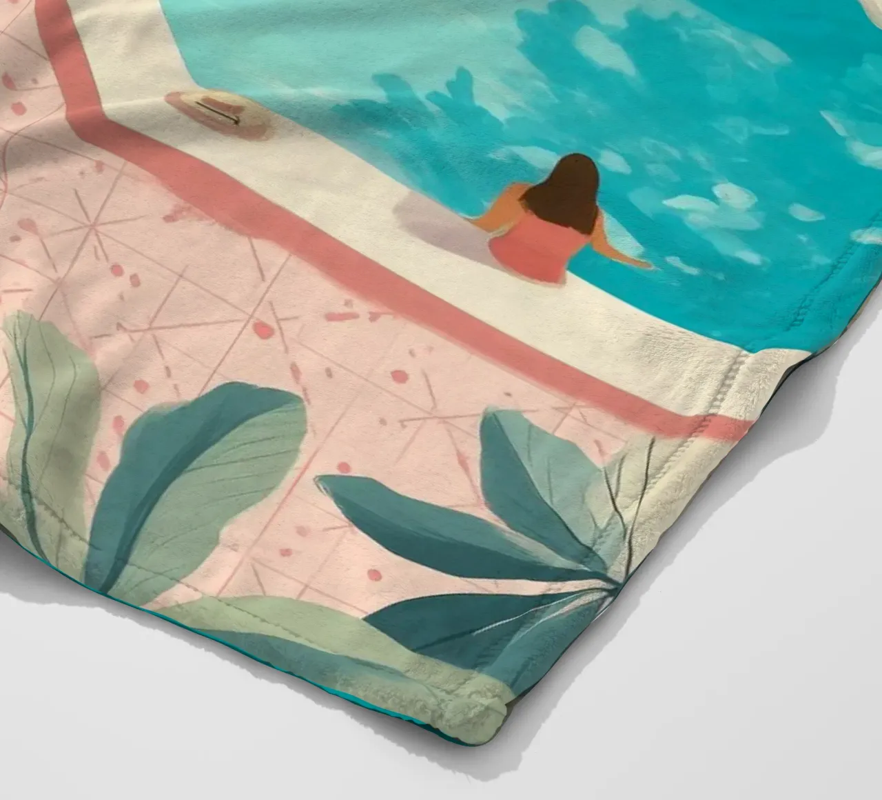 Poolside Days Fleecedecke von Clara August