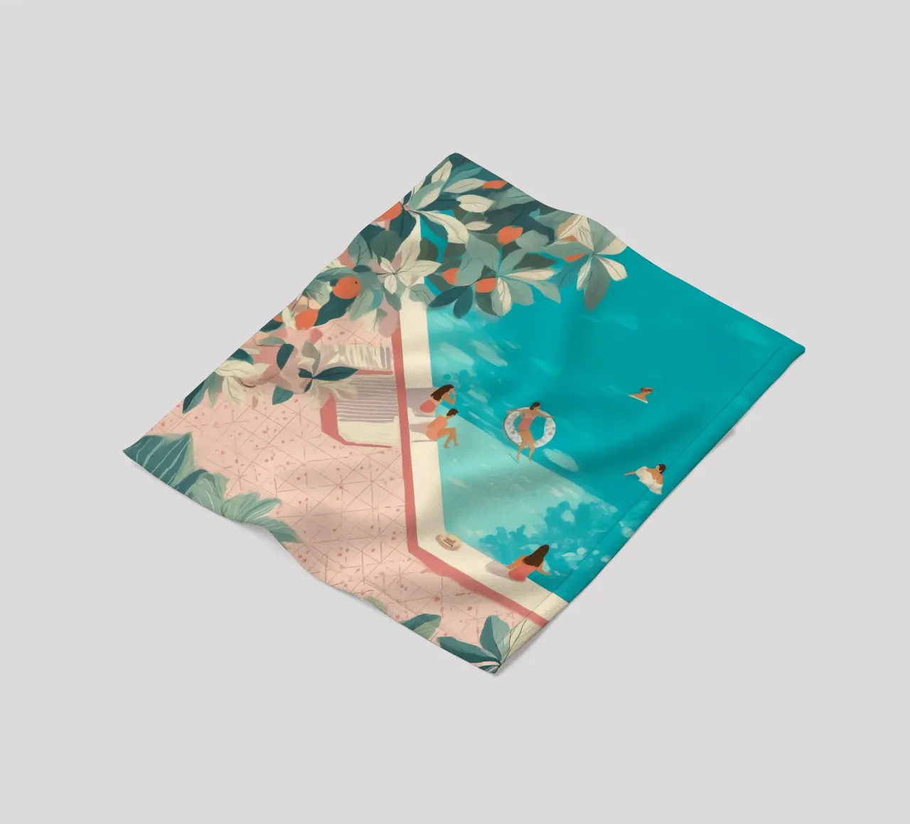 Poolside Days Fleecedecke von Clara August