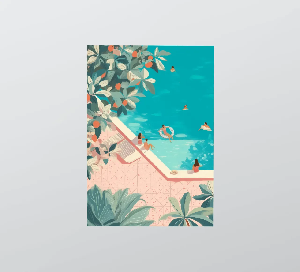 Poolside Days sticker by Clara August