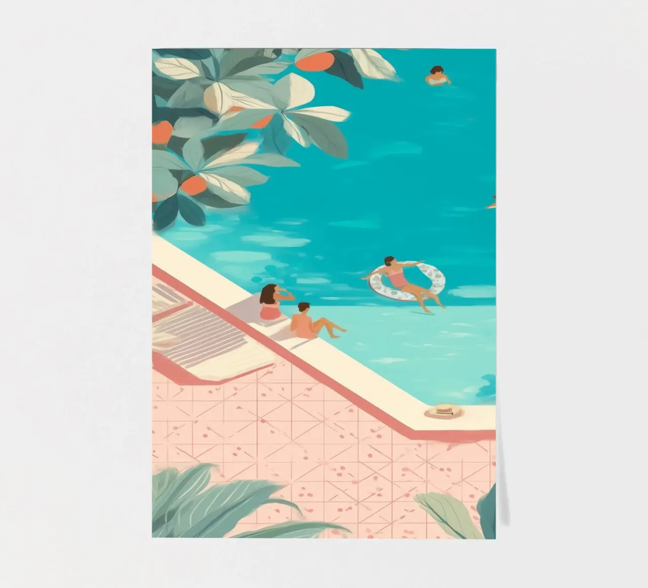 Poolside Days sticker sheet by Clara August