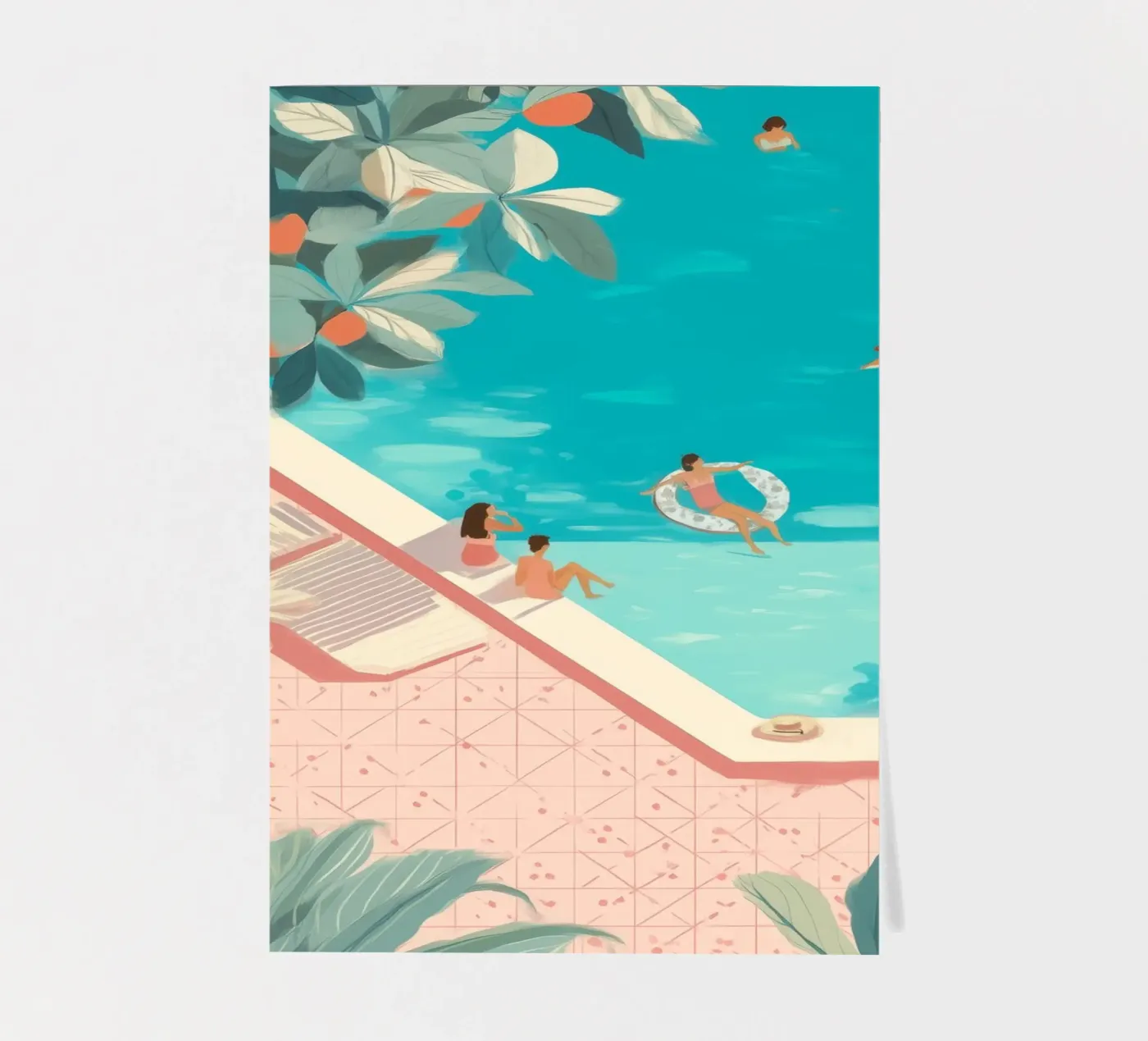 Poolside Days stickervel van Clara August
