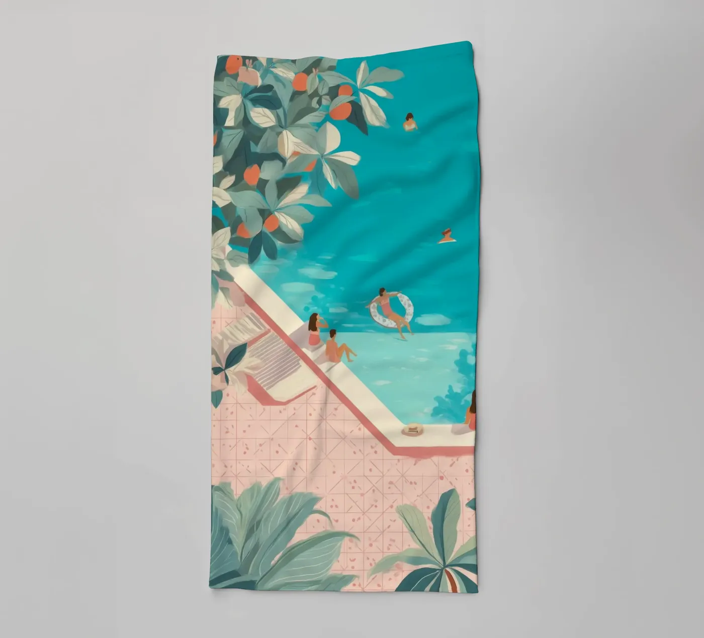 Poolside Days towel by Clara August