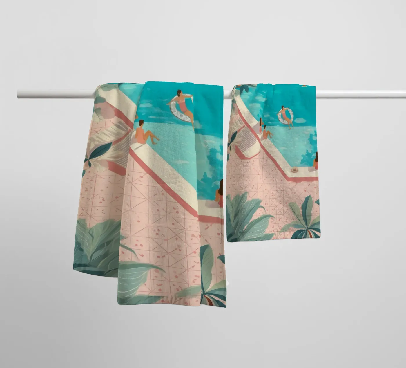 Poolside Days badhanddoek van Clara August