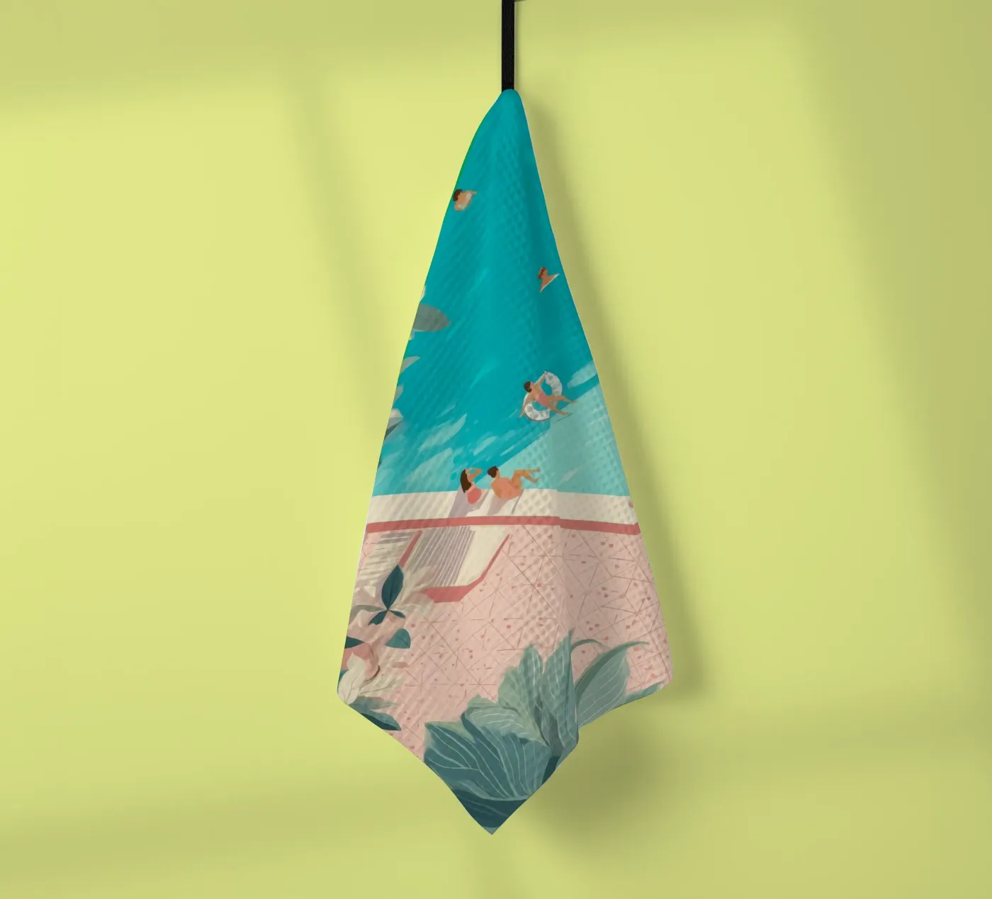 Poolside Days theedoek van Clara August