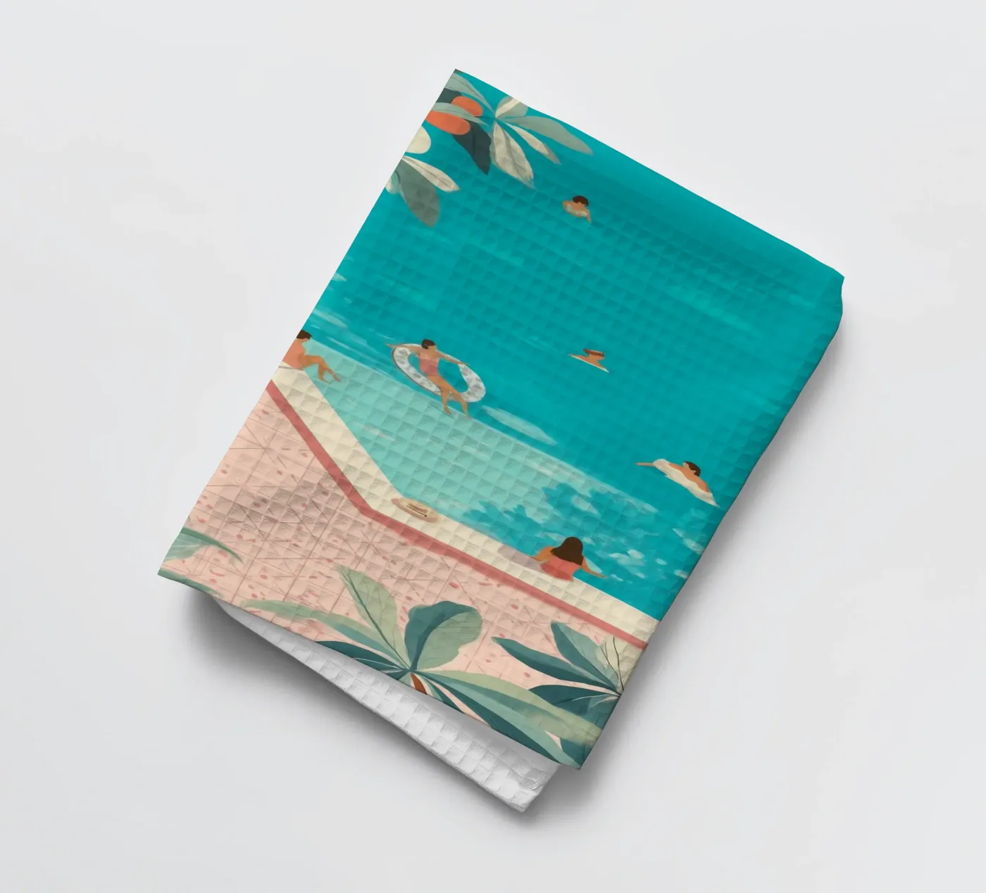 Poolside Days theedoek van Clara August