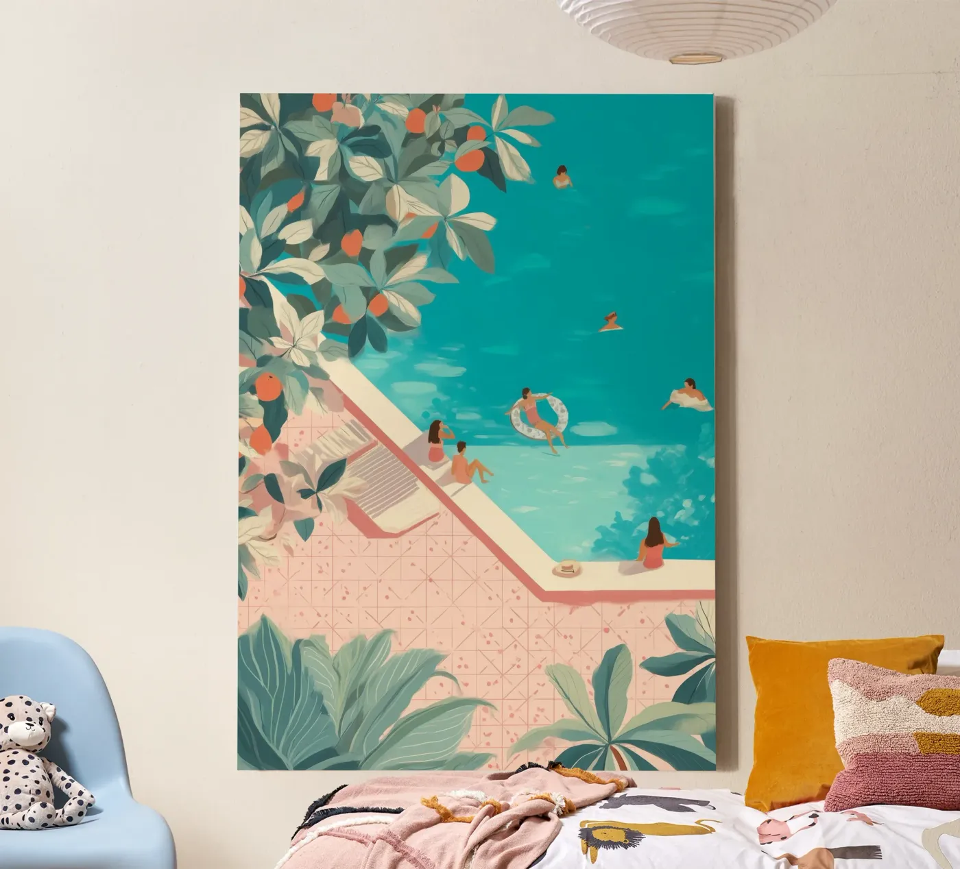 Poolside Days tela da Clara August