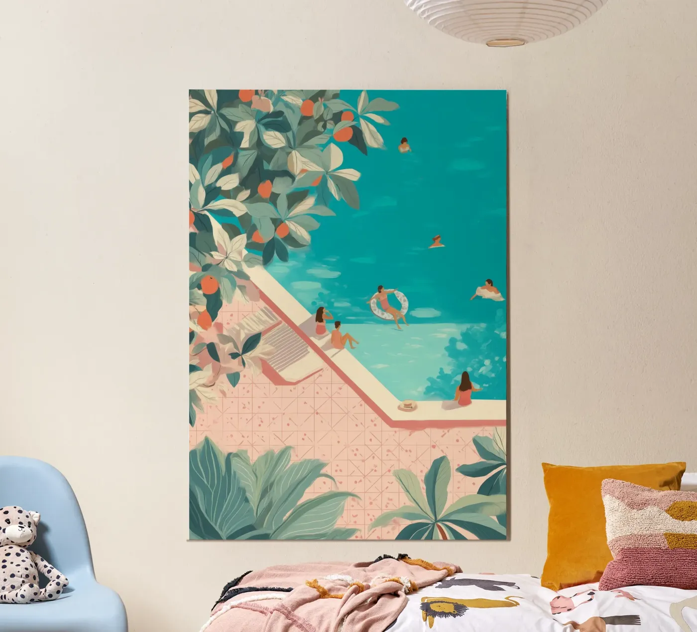 Poolside Days poster da Clara August