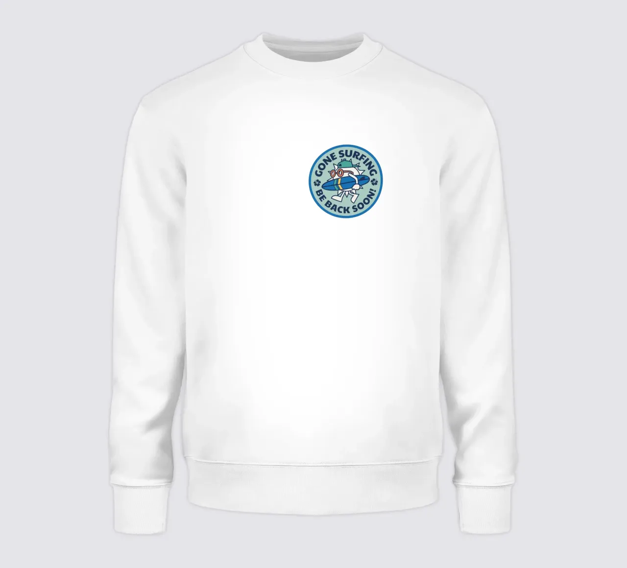 Gone Surfing Be Back Soon felpa da Apparel King