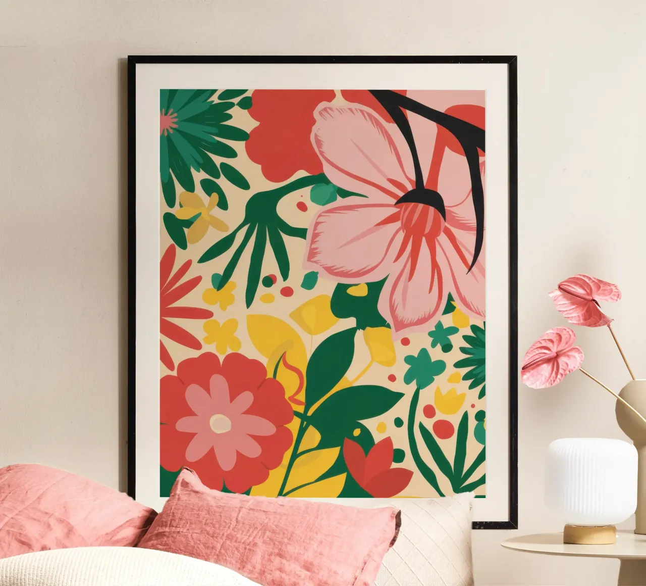 Folk Art Floral Garden Hahnemühle von Veil Maya