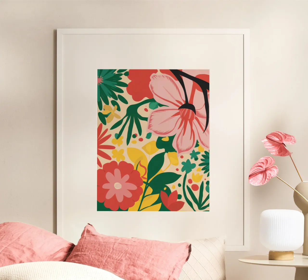 Folk Art Floral Garden Hahnemühle von Veil Maya