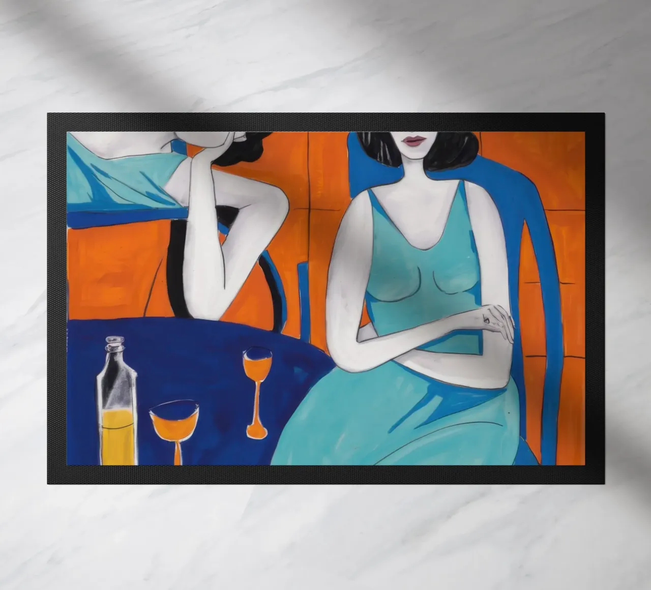 Saffier solitaire soiree deurmat van Prism Ritual