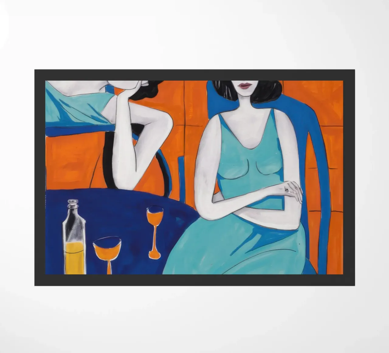 Saffier solitaire soiree deurmat van Prism Ritual