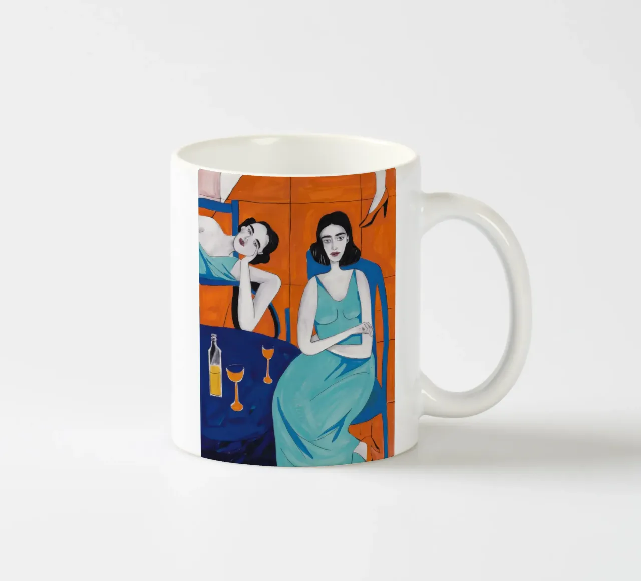 Soirée solitaria dello zaffiro tazza in ceramica da Prism Ritual