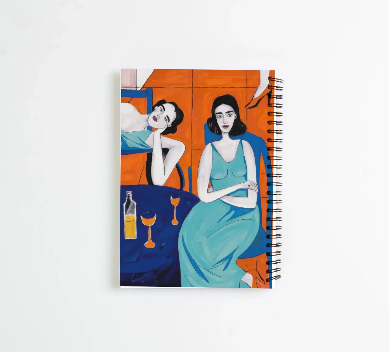 Sapphire Solitary Soiree spiral notebook by Prism Ritual