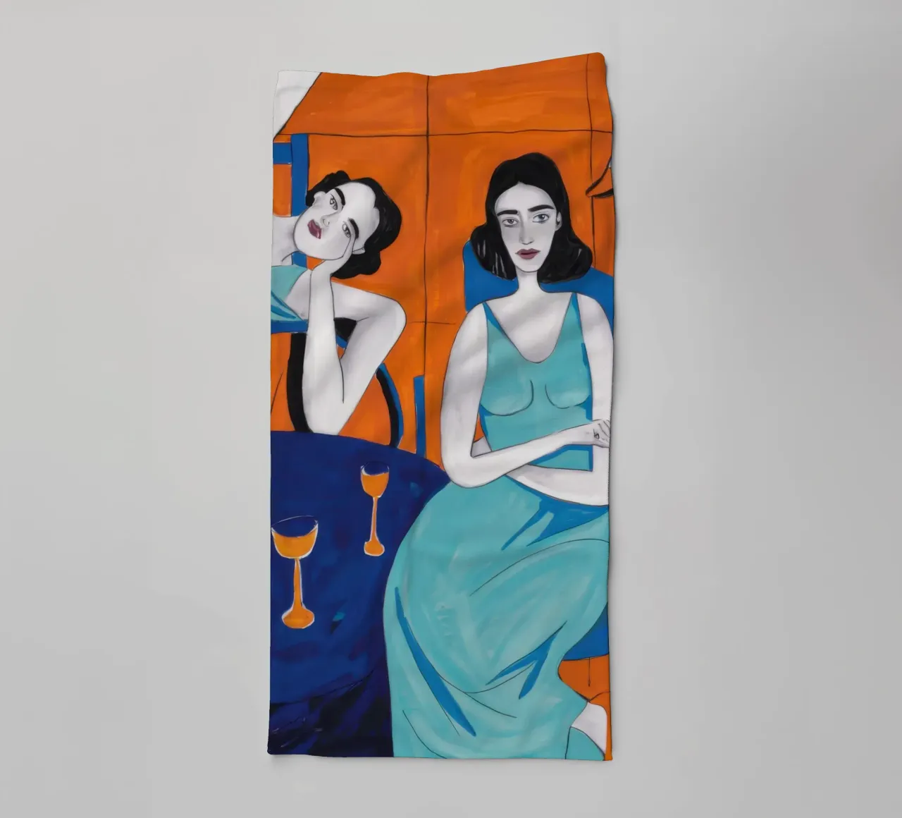 Soirée saphir solitaire serviette de bain de Prism Ritual
