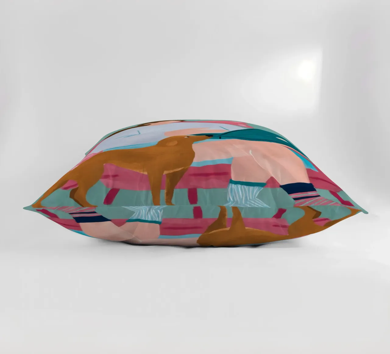Canine Coworker Comfort decorative cushion by Veil Maya