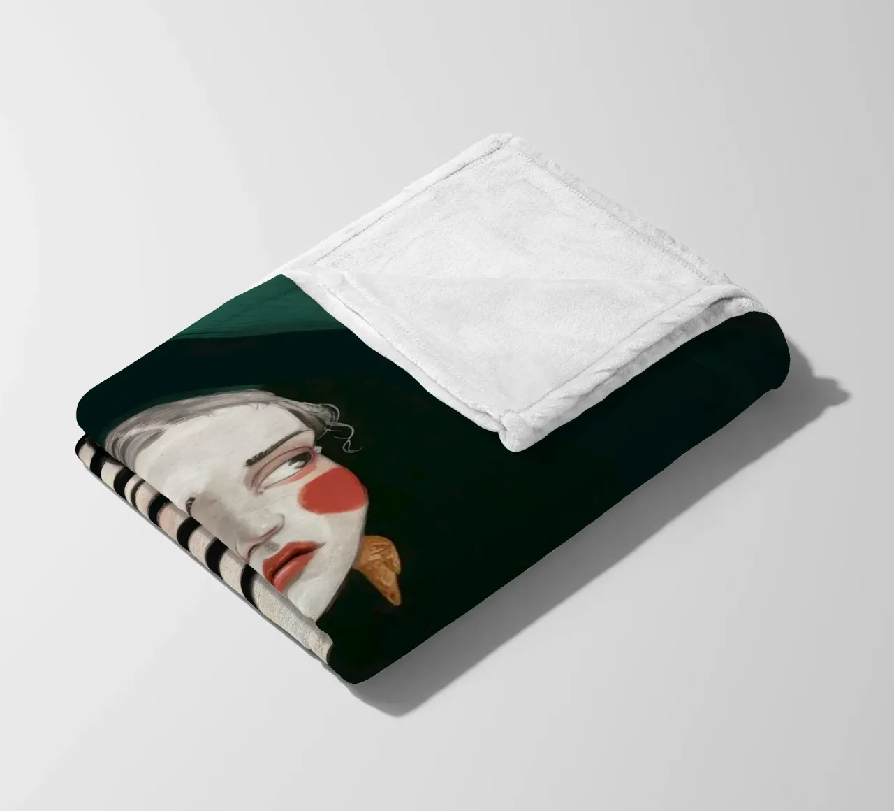 Contemplazione sul maglione a righe coperta in pile da Veil Maya