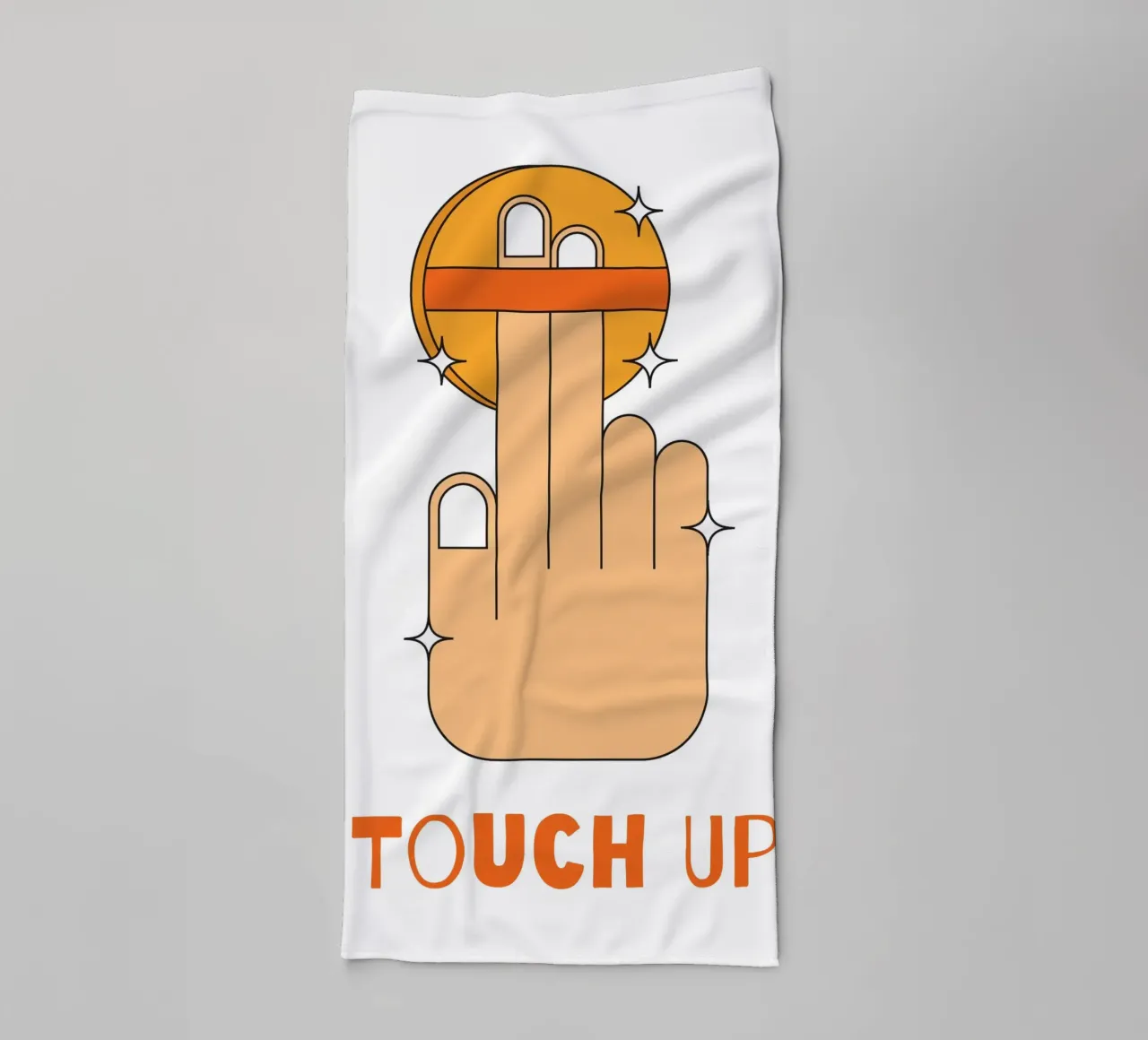 Touch up for make up towel by galihstudio