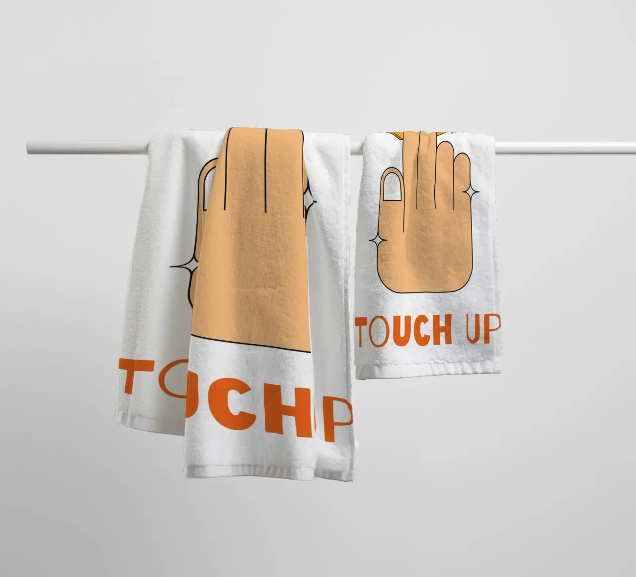 Touch up for make up towel by galihstudio