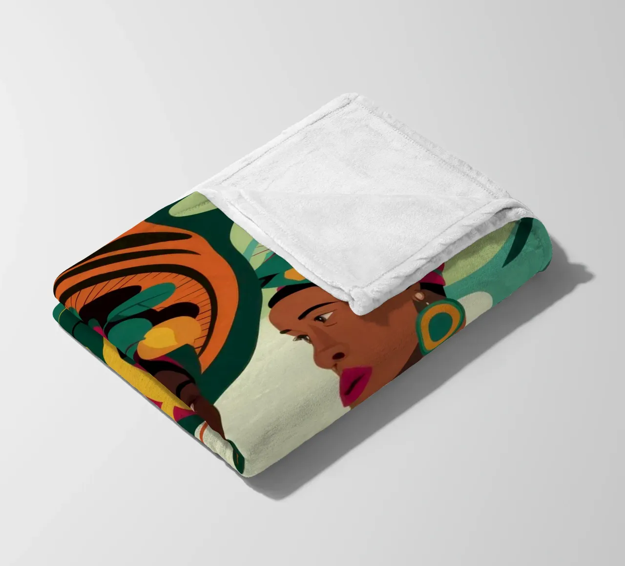 Sorelle in turbante coperta in pile da Flock Reverie