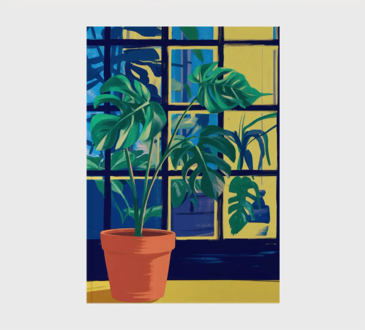 Window Verdant Stillness notebook by Prism Ritual