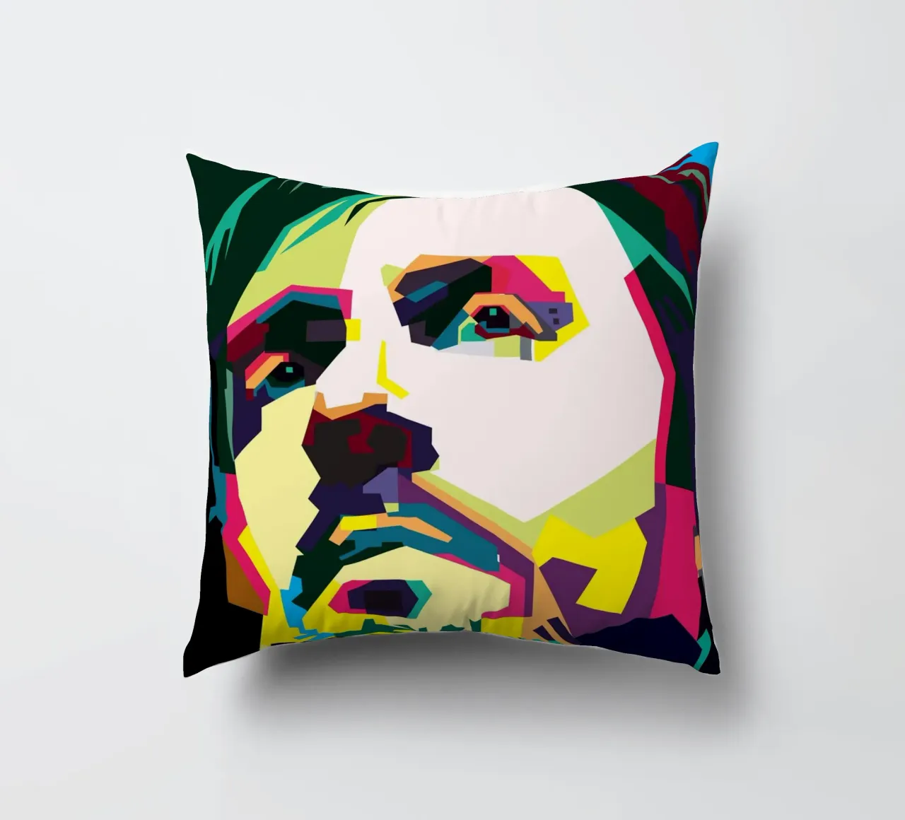 Simon Le Bon Duran Duran Britischer Pop-Sänger WPAP Kissen von Artkreator