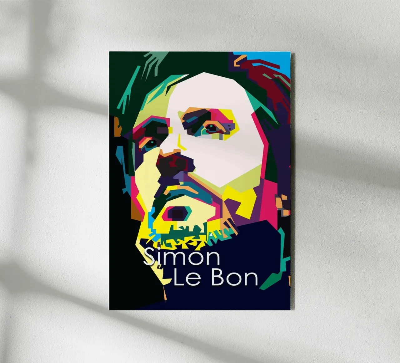 Simon Le Bon Duran Duran British Pop Singer WPAP forex plate by Artkreator