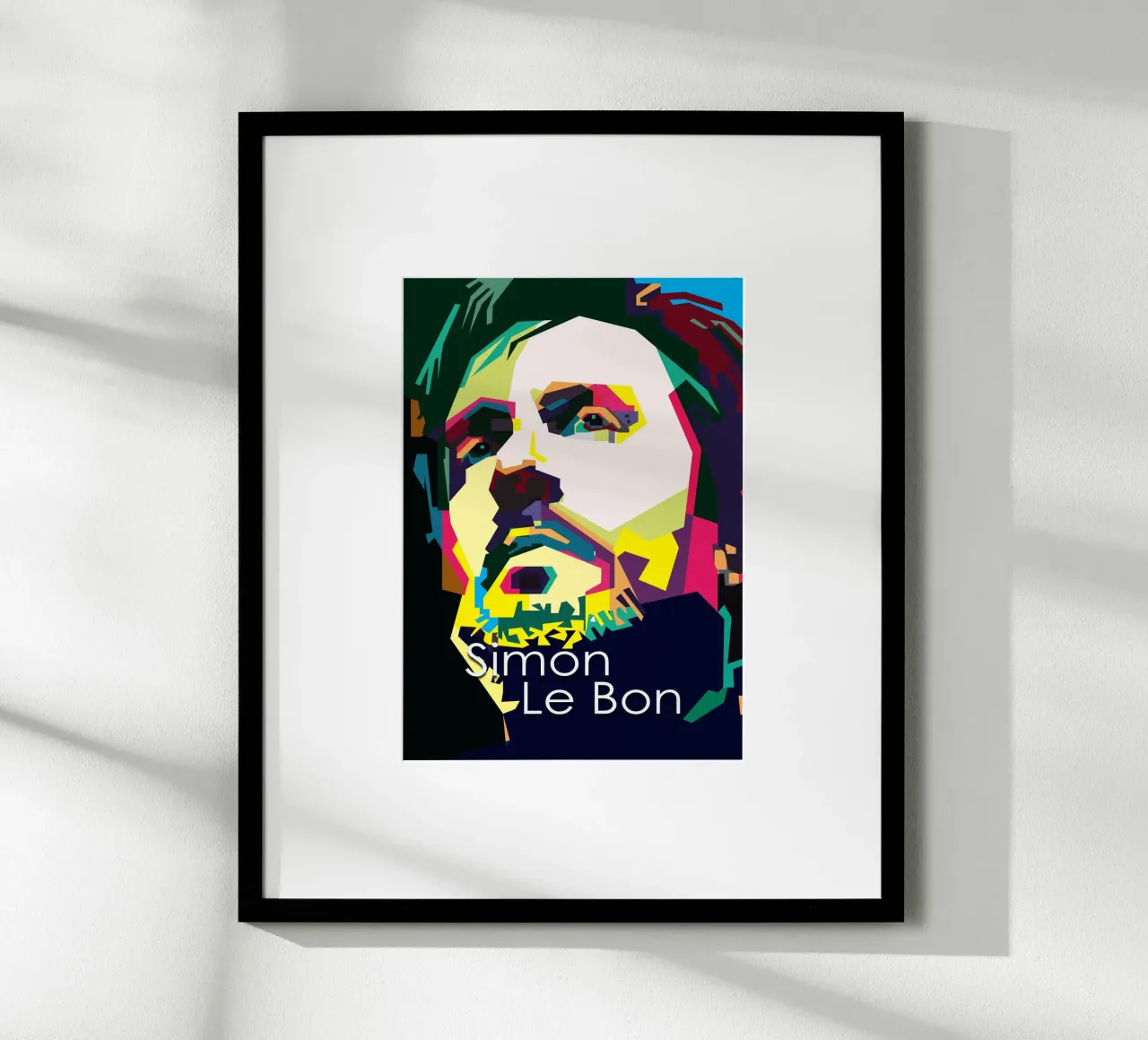 Simon Le Bon Duran Duran British Pop Singer WPAP hahnemühle by Artkreator
