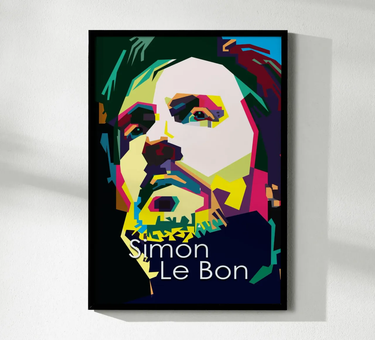 Simon Le Bon Duran Duran British Pop Singer WPAP hahnemühle by Artkreator