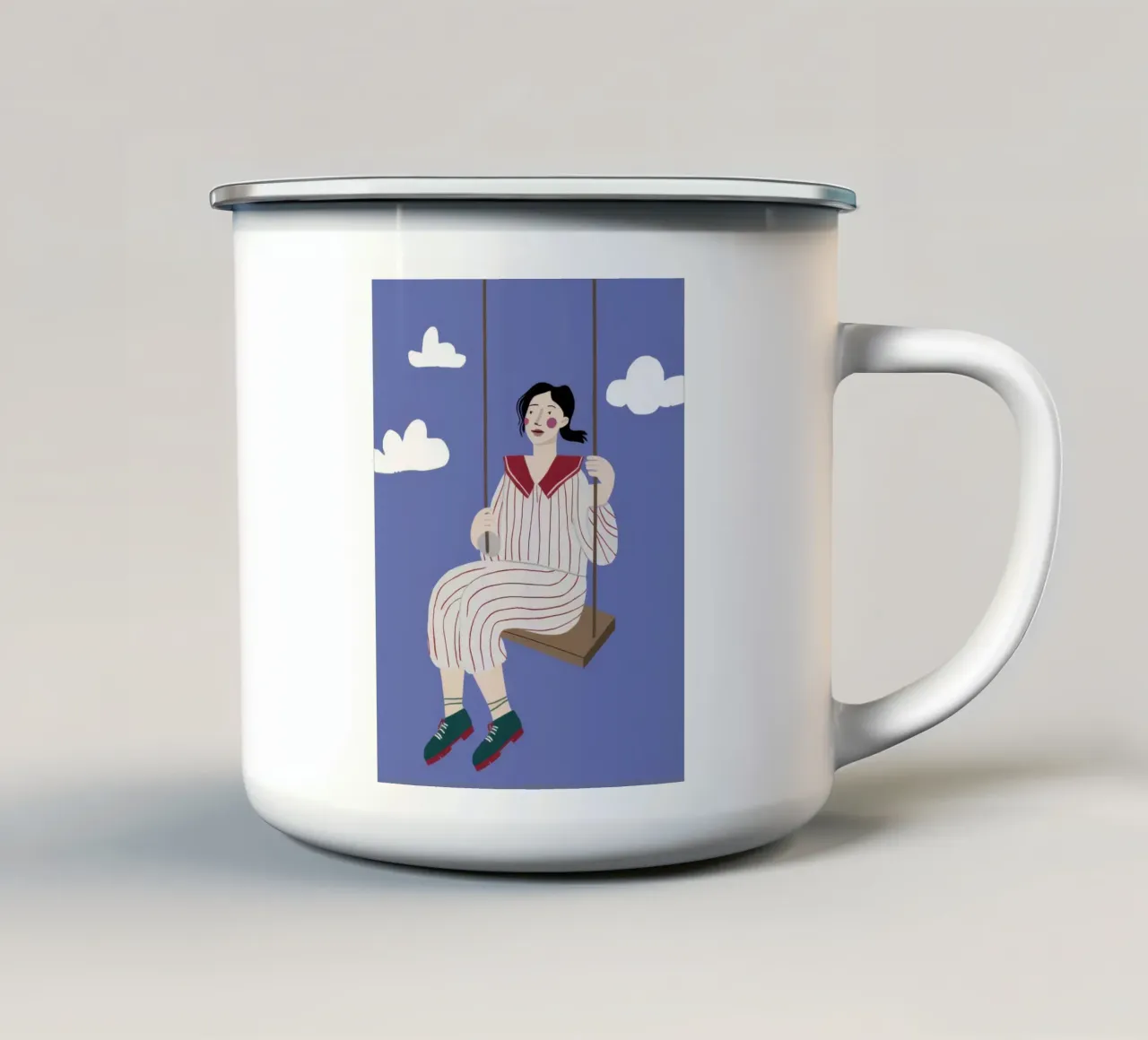 Pigiama Cloud Swing tazza in smalto da Prism Ritual