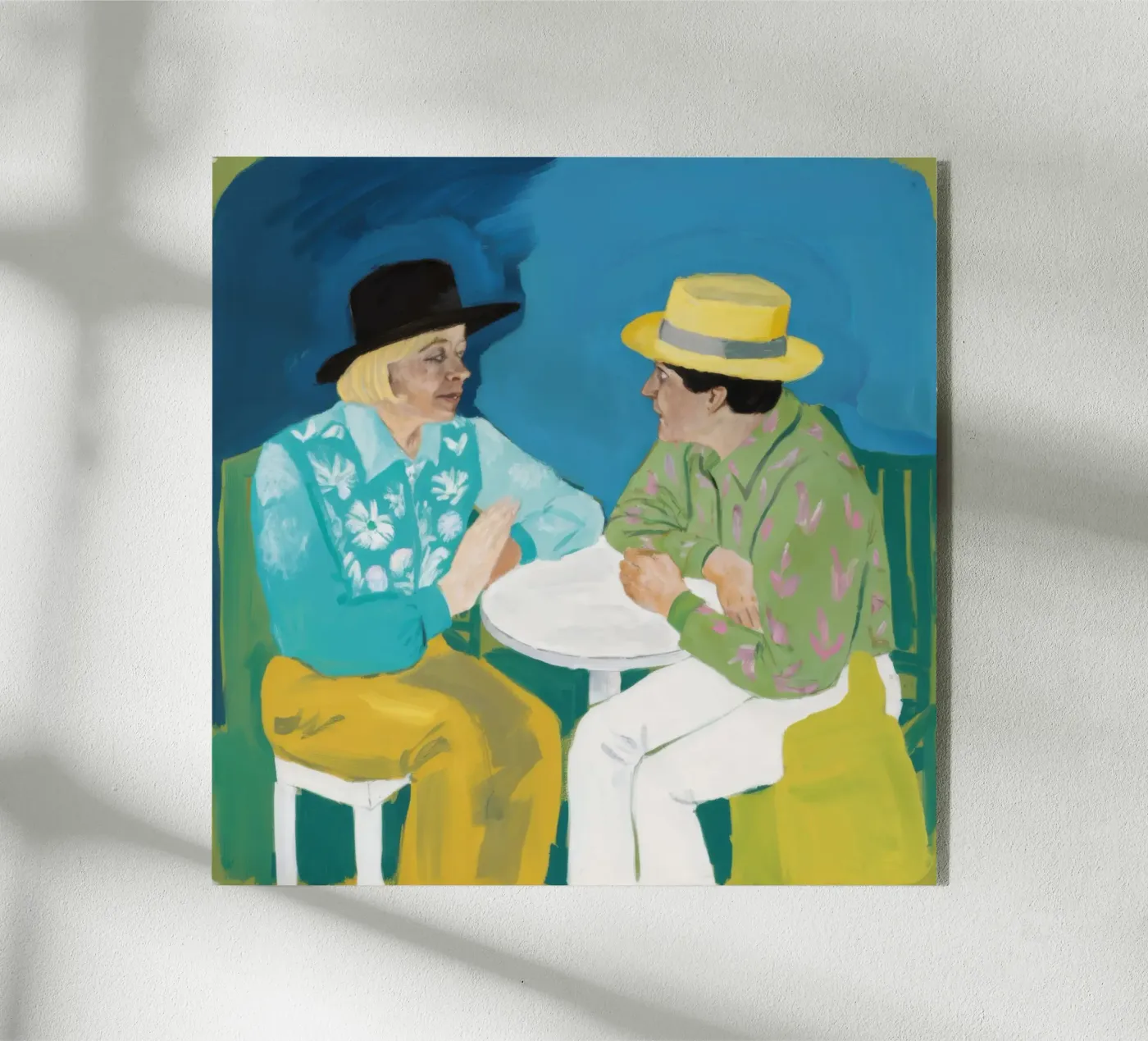 Hat Cafe Confab acrylic glass by Prism Ritual