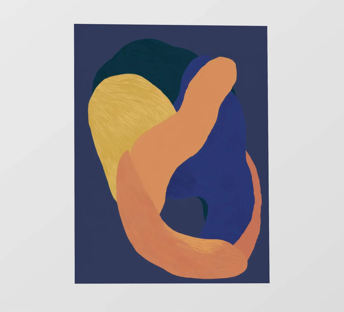 Abstract Somatic Forms fotobehang van Veil Maya