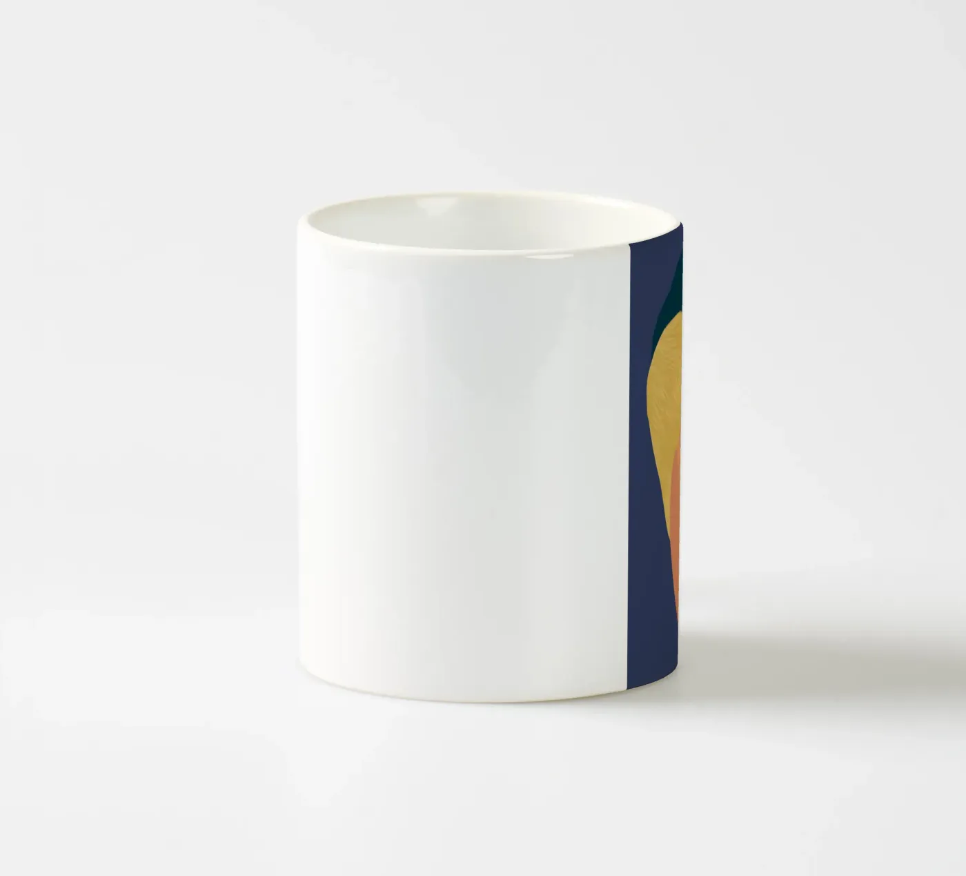 Abstract Somatic Forms ceramic mug by Veil Maya